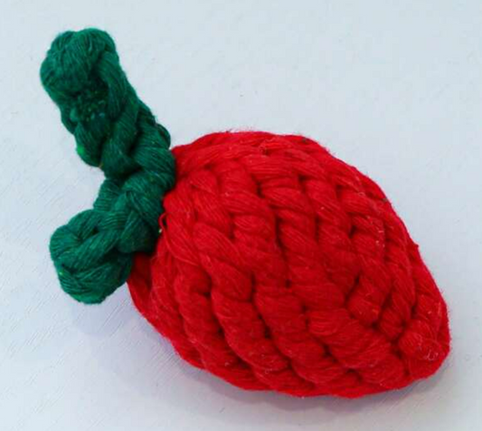 Knit Strawberry Toy